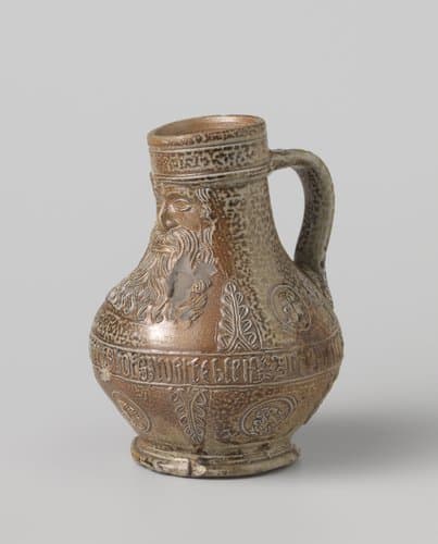 Jug (Bartmann jug) with portraits by anonymous