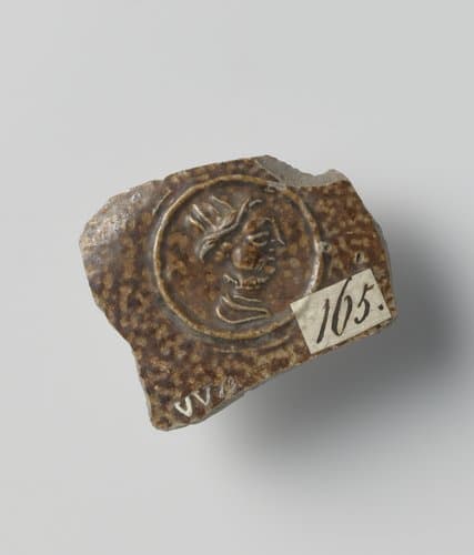 Fragment of a jug with a portrait by anonymous