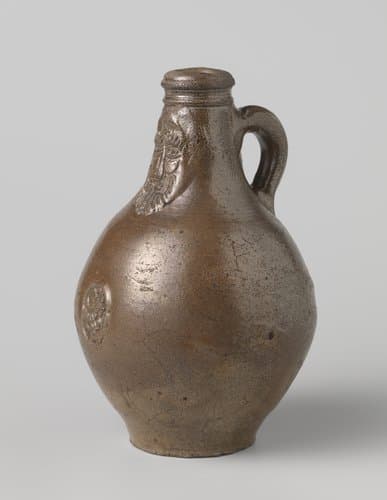 Jug (Bartmann jug) with a bird by anonymous