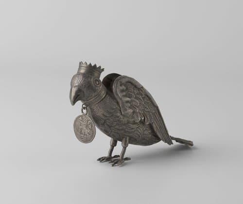 Schuttersvogel van zilver by anonymous