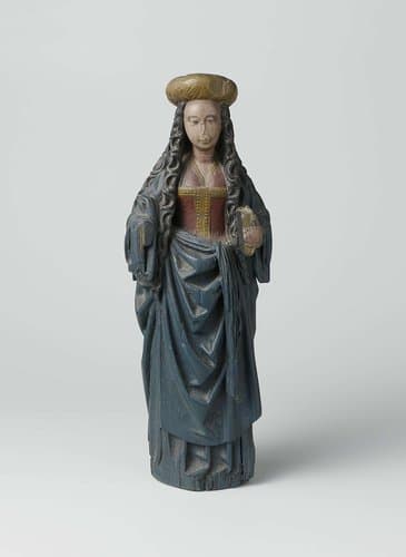 Female Saint (Barbara?) by anonymous