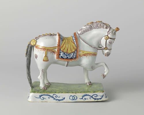 Paard van faience by anonymous
