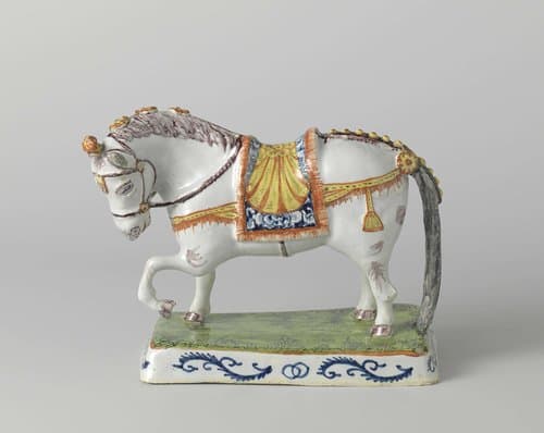 Paard van faience by anonymous