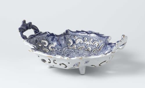Natfruitschaal van faience by De Porceleijne Schotel