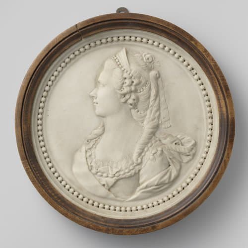 Medaillonportret, mogelijk van prinses Frederika Sophia Wilhelmina van Pruisen (1751-1820) by Unknown Artist
