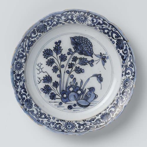 bordje van faience by De Grieksche A
