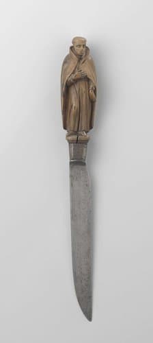 Knife with a Handle Representing a Monk by anonymous