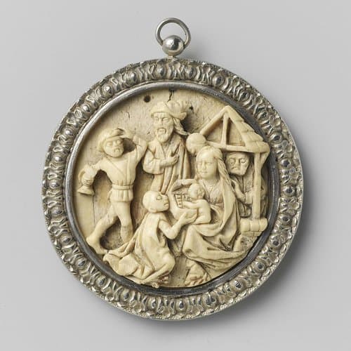 Hanger met de aanbidding der koningen by anonymous