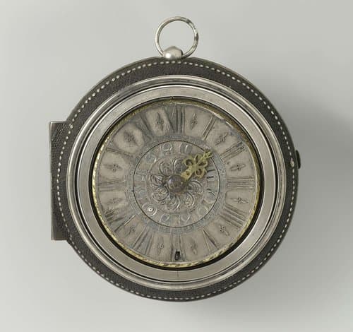 Horloge met wekker by Paulus Bramer