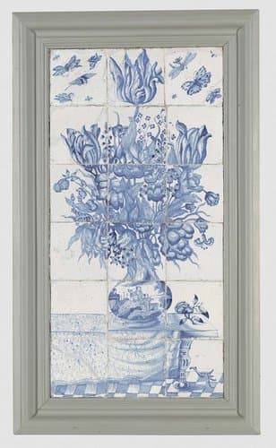 Tegeltableau van achttien tegels by anonymous