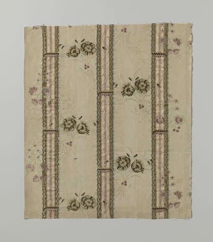 Fragment veelkleurige zijden mexicaine by anonymous
