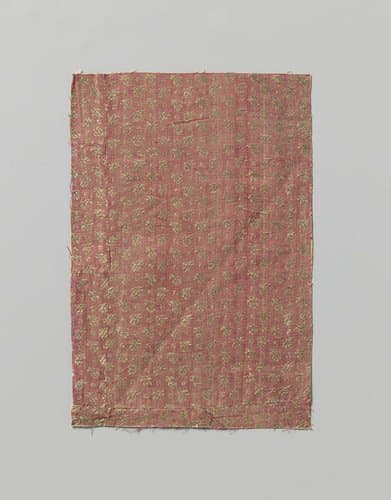 Fragment oosterse textiel by Unknown Artist