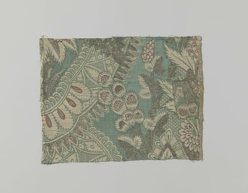 Fragment zijdelampas by anonymous