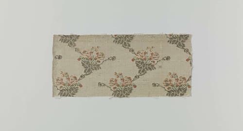 Fragment gebrocheerde zijde by anonymous