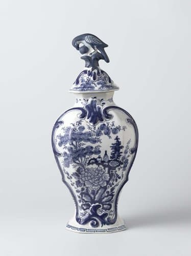 Pot met deksel, onderdeel van een kaststel by De Klaauw
