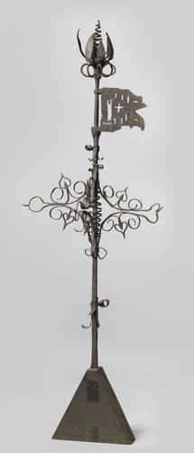 Windwijzer met vaan by Unknown Artist