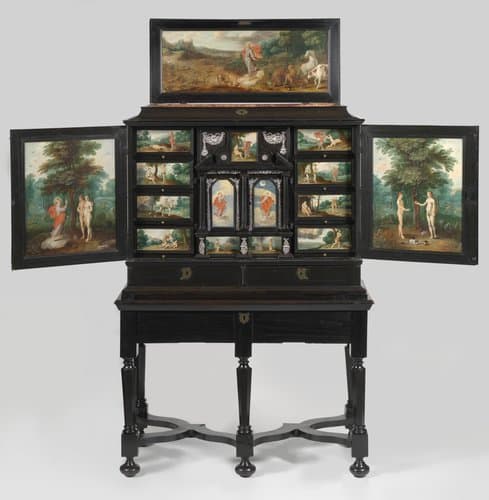 Cabinet Decorated with Episodes from Genesis by anonymous