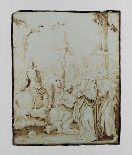 Ruit met de Kruisiging by anonymous
