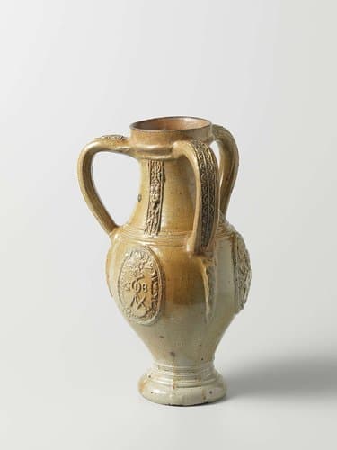 Three-handled jug with coats of arms by anonymous