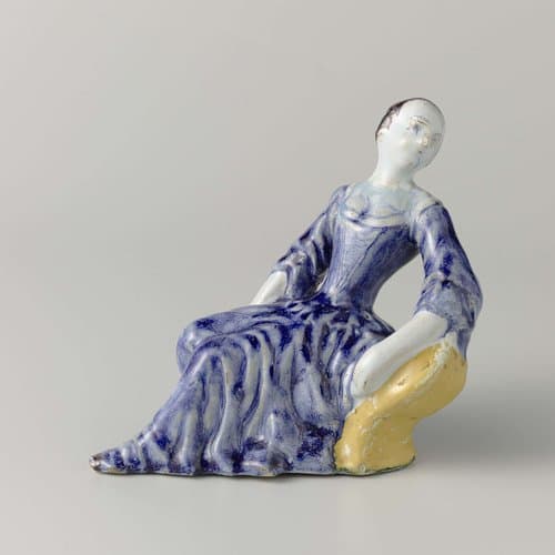 Zittende vrouw by De Witte Ster