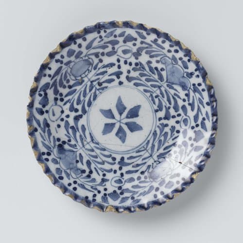 Bordje van faience by anonymous