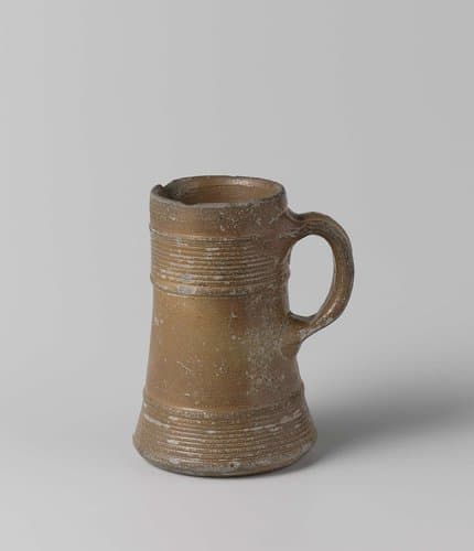 Ribbed tankard by anonymous