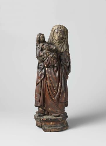 The Virgin and Child with St Anne by anonymous