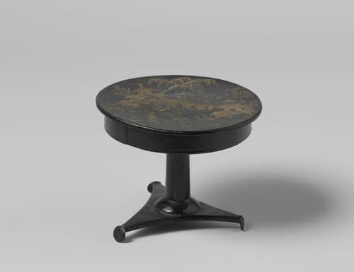 Tafel met rond blad by anonymous