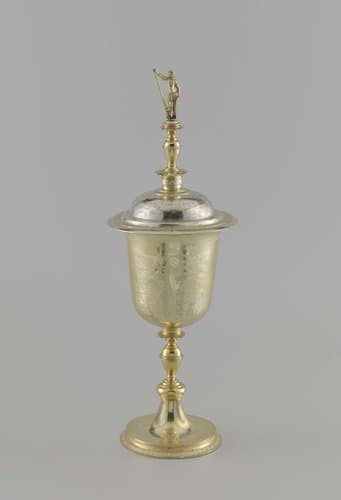 Bokaal van de schutterij van de Edele Busse te Veere by anonymous