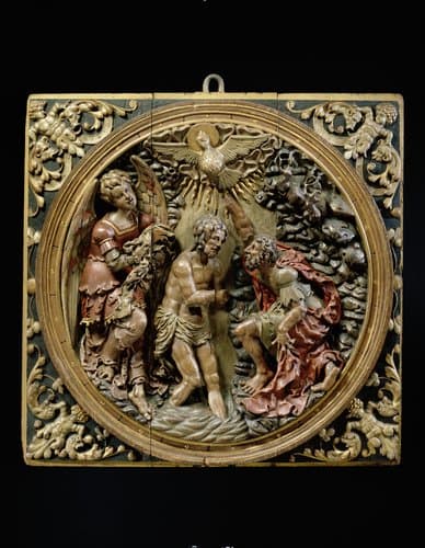 The Baptism of Christ in the River Jordan by anonymous