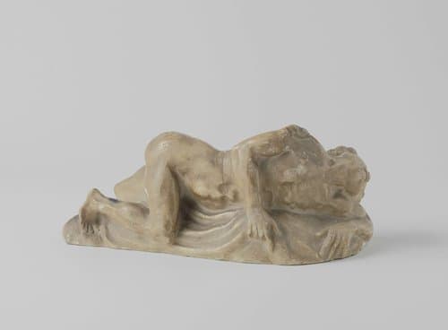 Naakte mannenfiguur by Unknown Artist