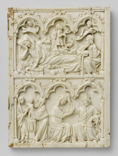 Right wing of a diptych by anonymous