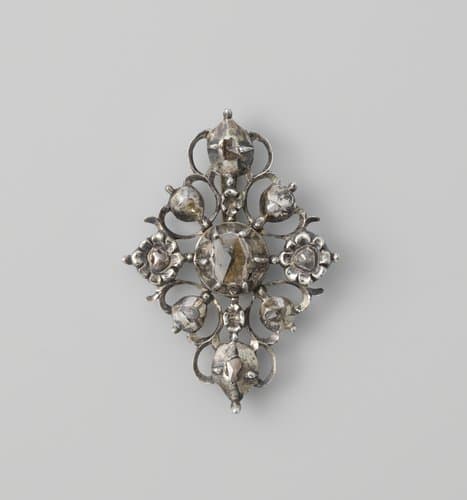 Slot van een (streek)sieraad bezet met diamant by anonymous