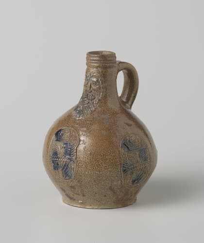 Jug (Bartmann jug) with a coat of arms by anonymous
