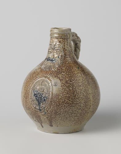 Jug (Bartmann jug) with a flower in a medallion by anonymous