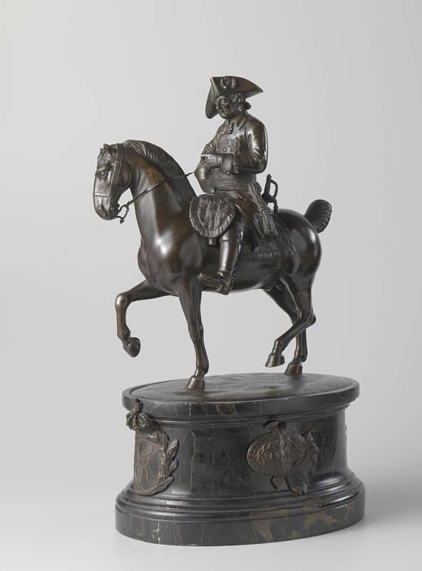 Beeld van Frederik de Grote, koning van Pruisen by Emanuel Bardou