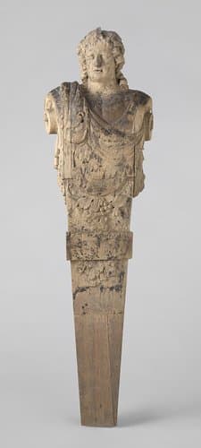Mannelijke herme-caryatide (Bacchus ?) by anonymous