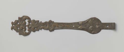Hengsel met drijfwerk by Unknown Artist