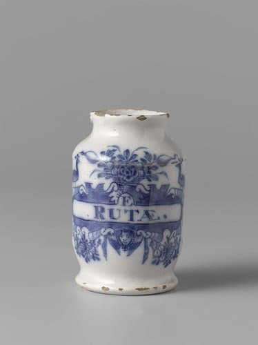 Apothekerspot van faience by anonymous
