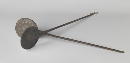 Koekijzer met opschrift 1569 by anonymous