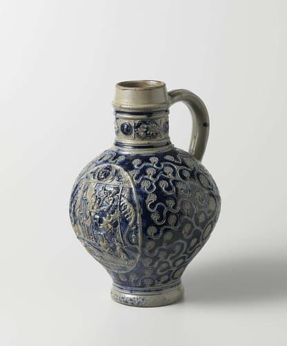 Kruik met de opwekking van Lazarus by Jan Baldems Mennicken
