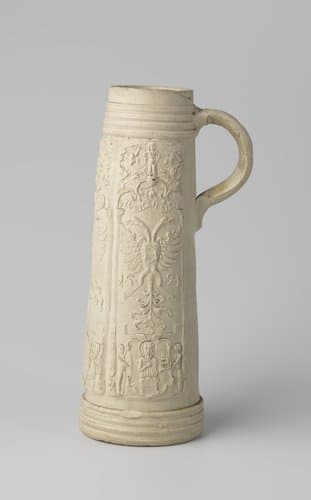 Tankard (schnelle) with the coats of arms of Hamburg and Lübeck by anonymous