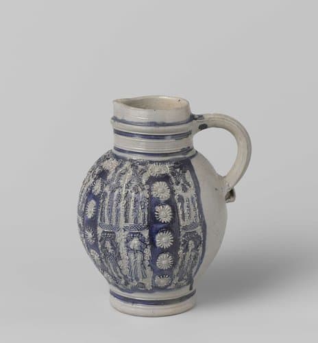 Jug with towers by anonymous