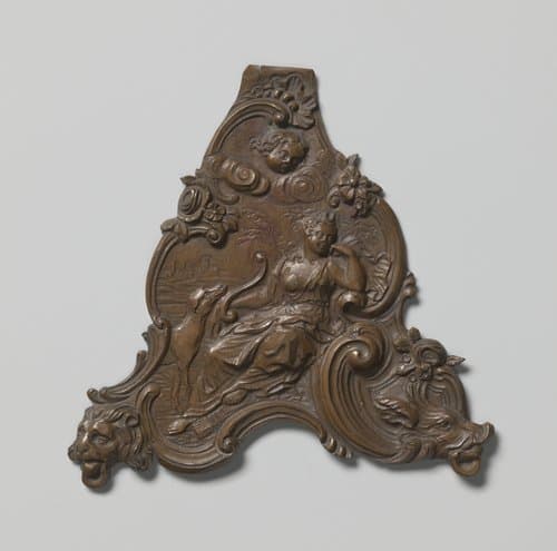 Model voor een haakplaat van een chatelaine by anonymous
