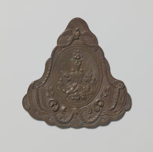 Model voor een haakplaat van een chatelaine by anonymous