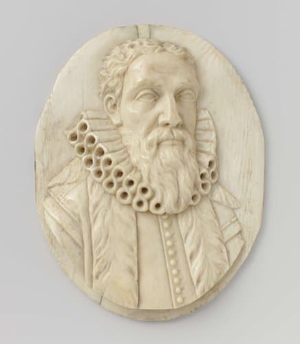 Medaillonportret van Johan van Oldenbarnevelt (1547-1619), Raadpensionaris van Holland by anonymous
