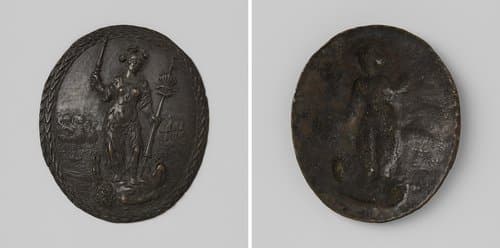 Vrede van Breda en vernietiging van de Engelse vloot bij Chatham by anonymous