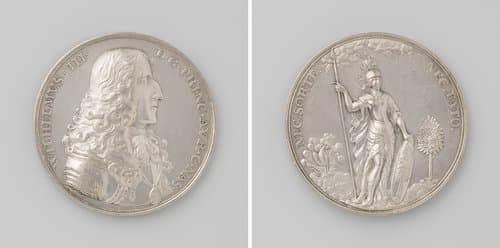 Verheffing van Willem III tot stadhouder by Christoffel Adolphi