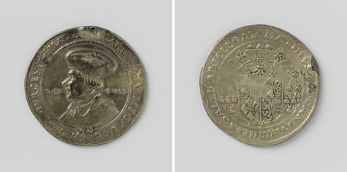 Taler (guldiner) van kardinaal Matthaeus Lang van Wellenburg, aartsbisschop van Salzburg en bisschop van Gurk by Unknown Artist