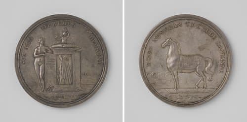 Geboorte van Jacobus Frans Eduard, prins van Wales by Jan Smeltzing (I)